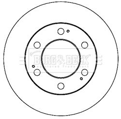 BORG & BECK Тормозной диск BBD5213